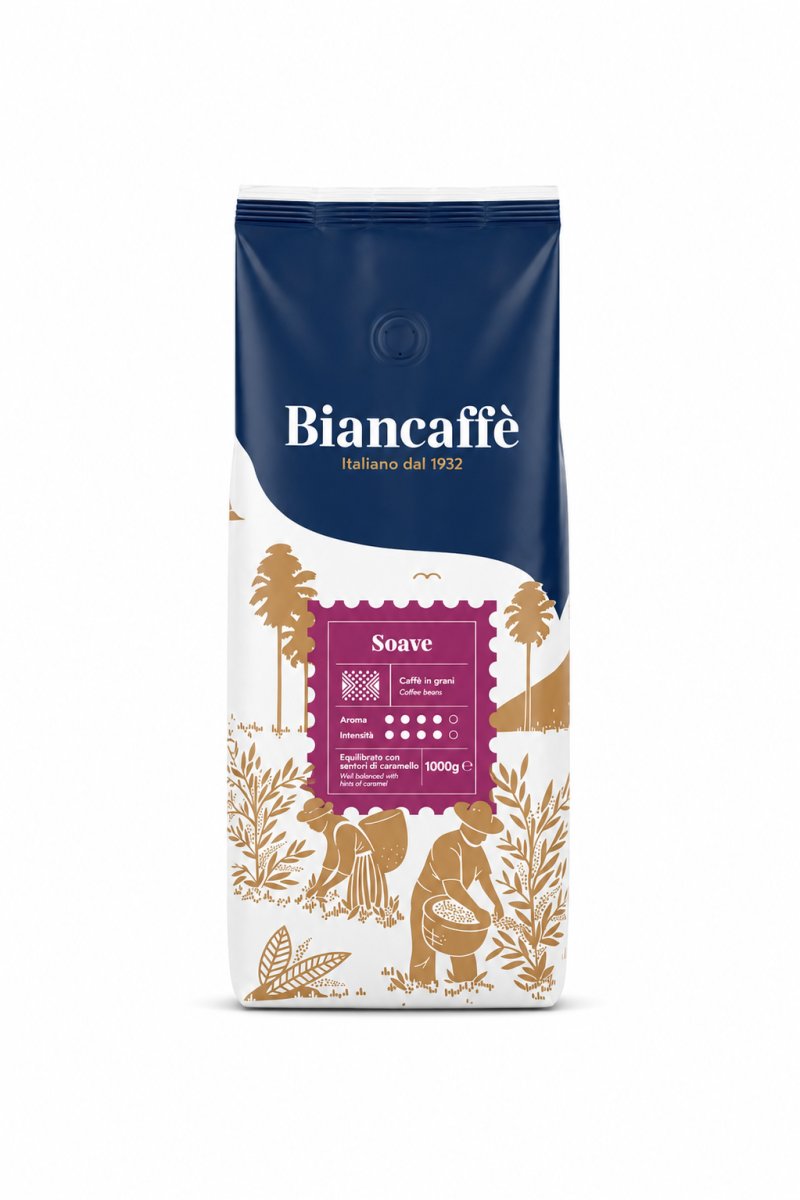 Кафе на зърна Biancaffe Soave 1кг.
