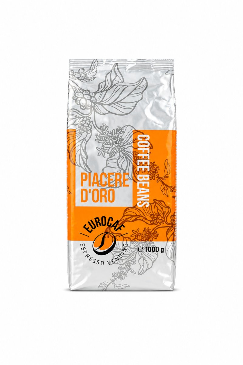 Кафе на зърна Eurocaf Piacere d'Oro 1кг.