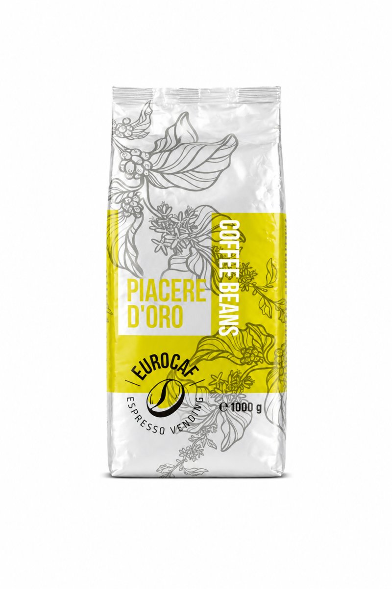 Кафе на зърна Eurocaf Piacere d'Oro 1кг.